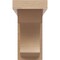 Ekena Millwork 4"W x 8"D x 8"H Classic Emerson Rough Cedar Woodgrain TimberThane Corbel, Primed Tan CORUR04X08X08EMRRCPR - alternate 2